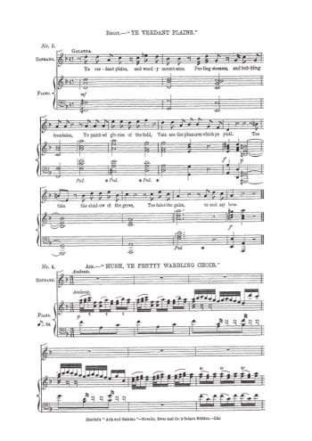 Acis et Galatea, Hush ye pretty warbling choir